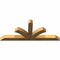 Ekena Millwork Richland Rough Sawn Timber Gable Bracket, Western Red Cedar, 60"W x 25"H x 4"D x 4"F, 10/12 Pitch GBW060X25X0404RIC00RWR - alternate 2